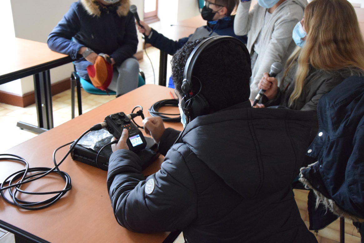 Atelier Radio avec les jeunes de Balzac