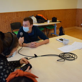 Atelier radio avec les jeunes de Balzac