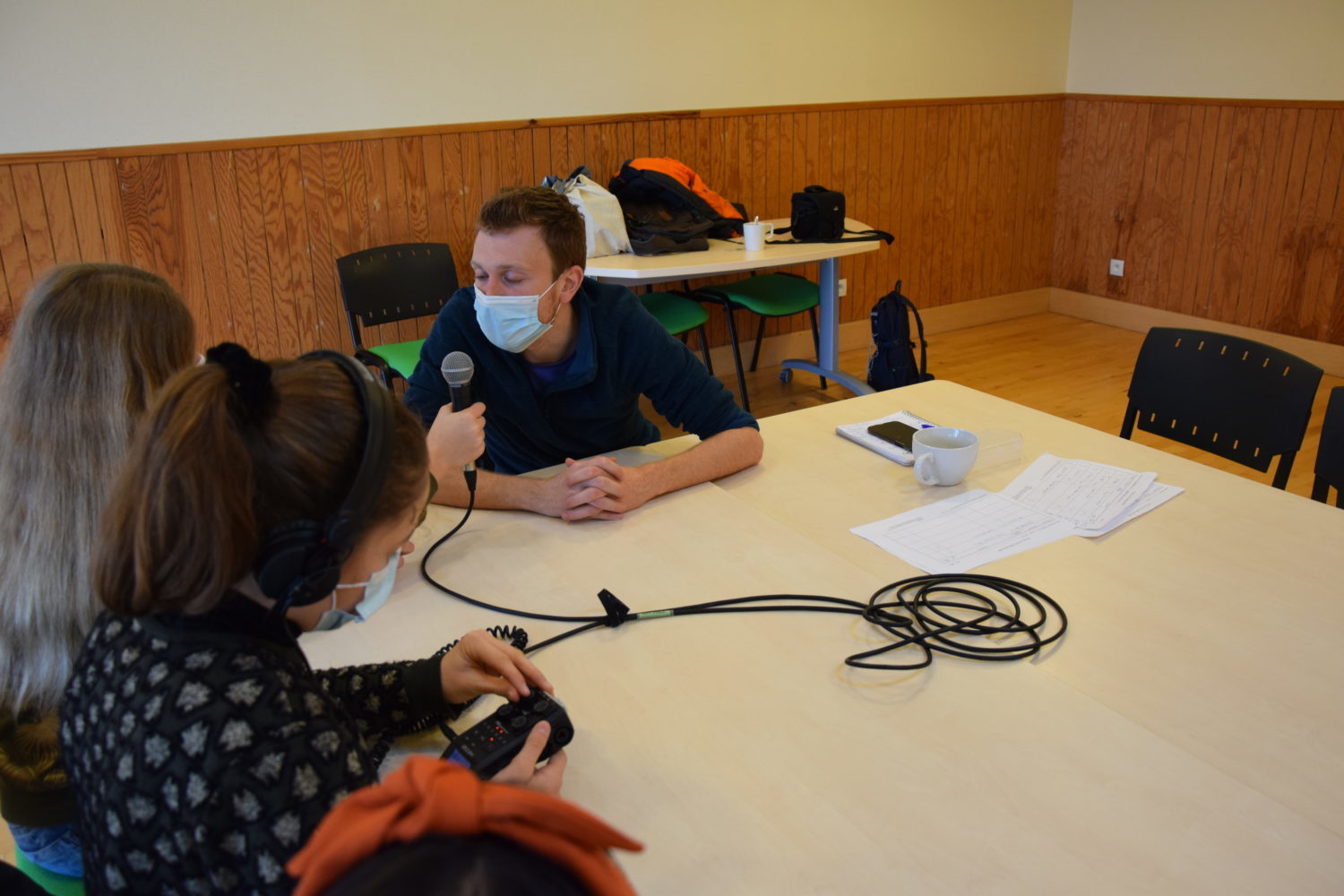 Atelier radio avec les jeunes de Balzac