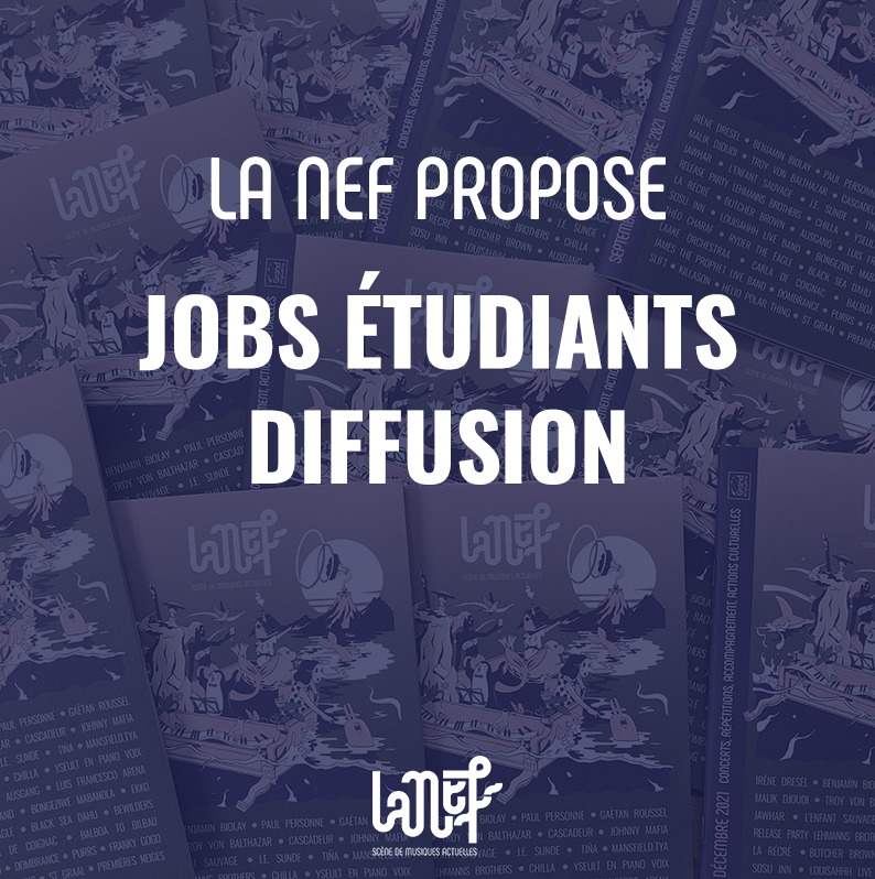 OFFRE JOBS ÉTUDIANTS – DIFFUSION